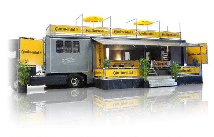 Showtrailer Productpromotie mobielepromotie Promotietrailer Roadshow Tevi hopitality units