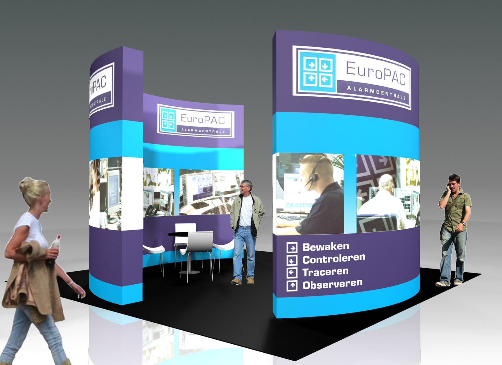 Standbouw Promotiestand Productpromotie Roadshow Tevi